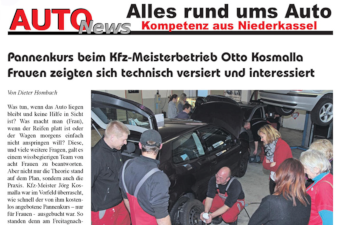 Pannenhilfekurs für Frauen