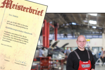 Gratulation zum Meisterbrief!